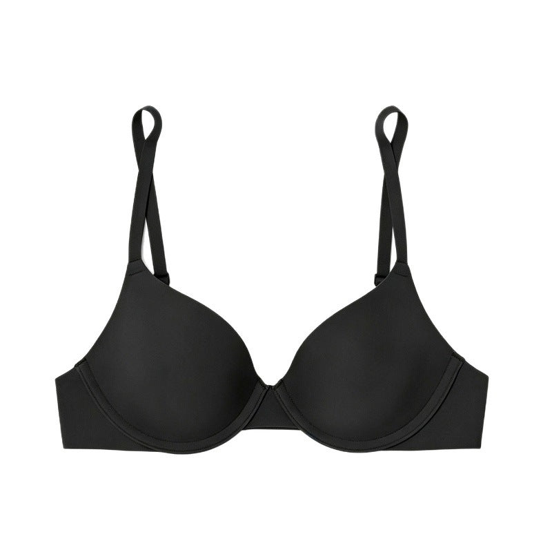 FREEDOMBEAUTY | Traceless underwear women's PUSH-UP big chest soft steel ring upper support disc chest gathering bra cover