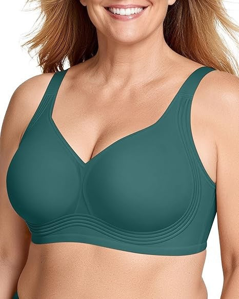 FREEDOMBEAUTY |OEAK Womens Wireless Jelly Bra Plus Size Supportive Seamless