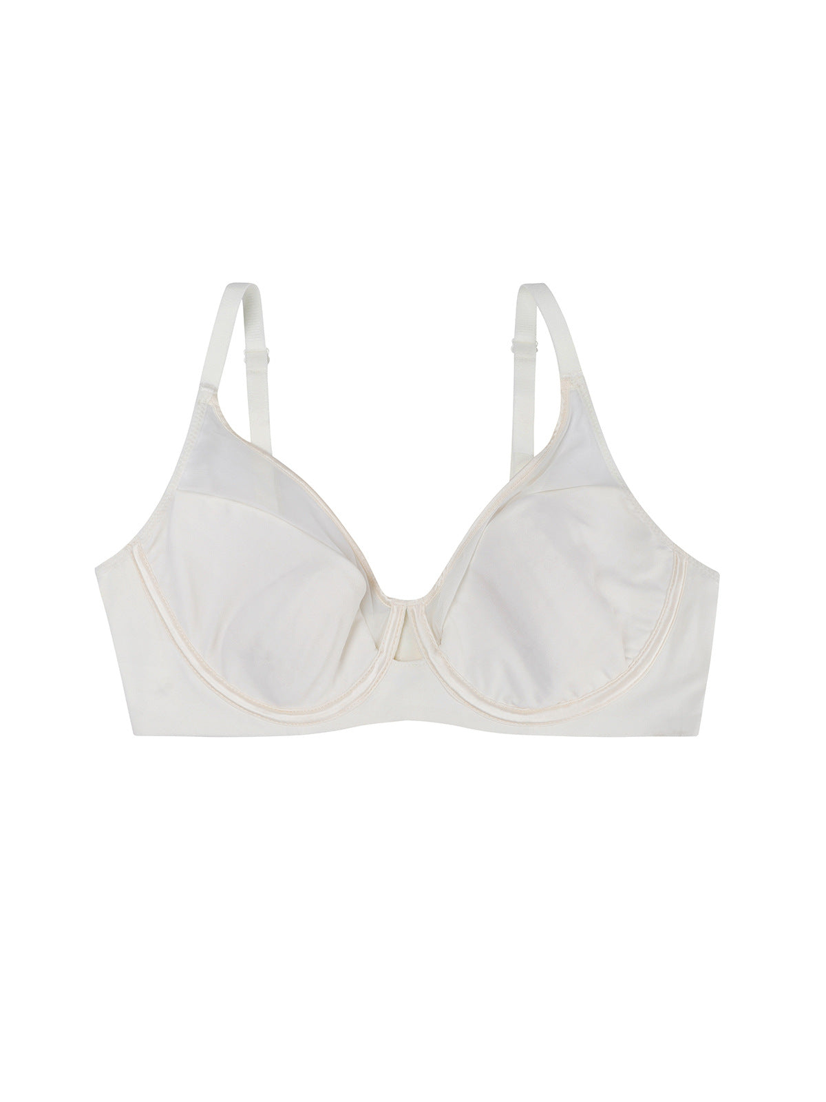 Freedombeauty | French Large Size Traceless Mesh Hollow Underwear Women's Thin Large Breast Small Soft Support Anti-sagging Beautiful Back Bra