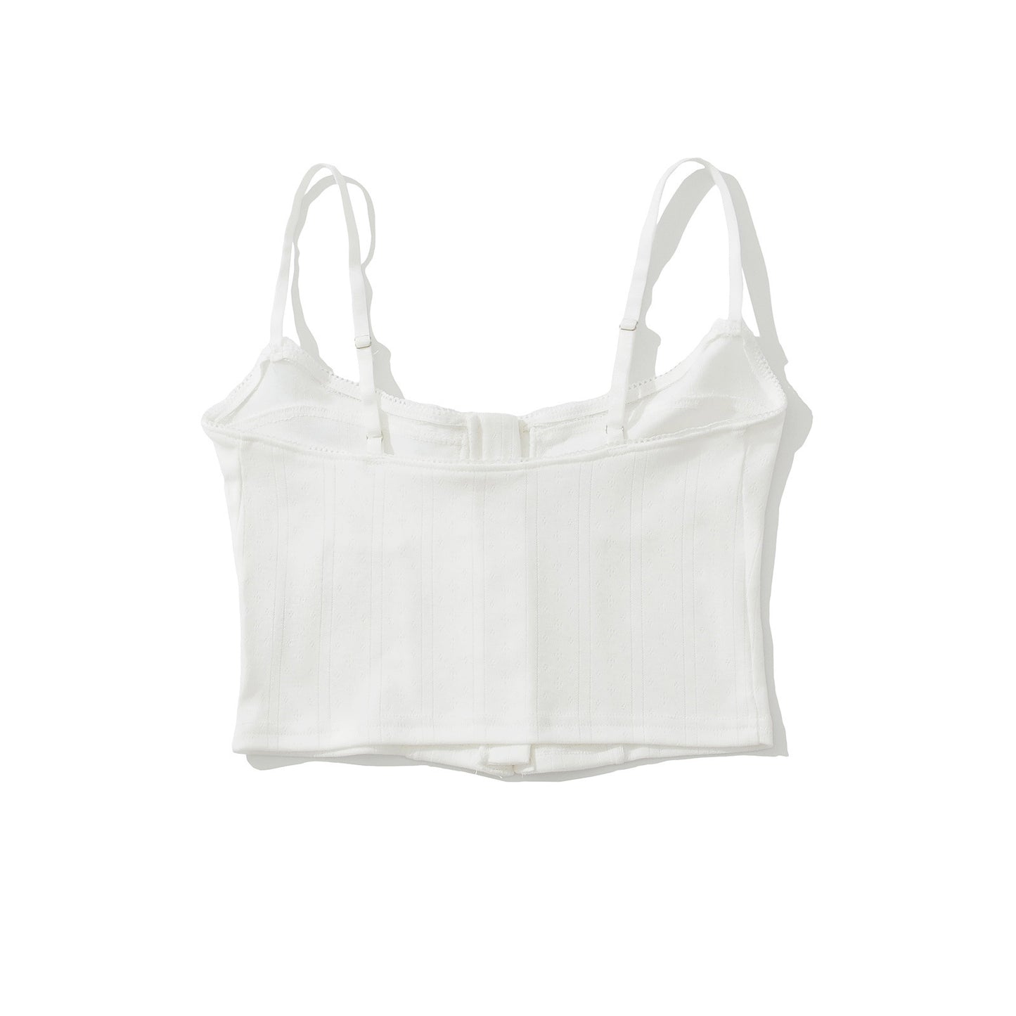 FREEDOMBEAUTY | Sexy embroidery splicing small suspender summer new versatile slim-fit short Spice Girl waist bottom vest