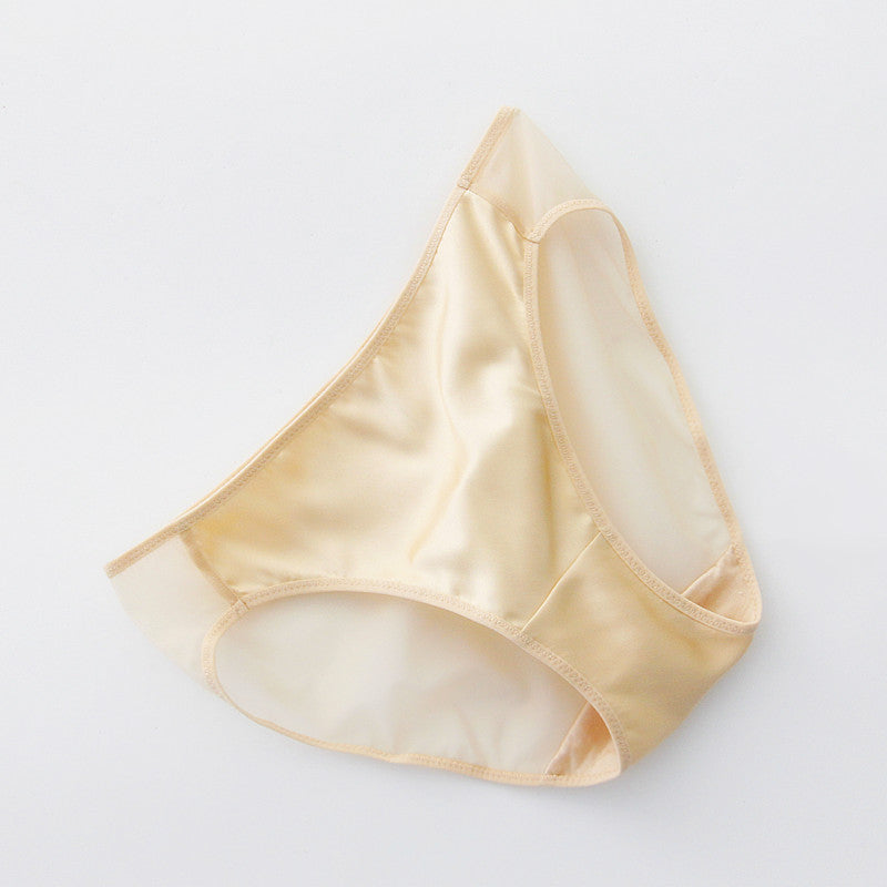 FREEDOMBEAUTY | mulberry silk underwear set sexy French triangle cup silk bra underwear women