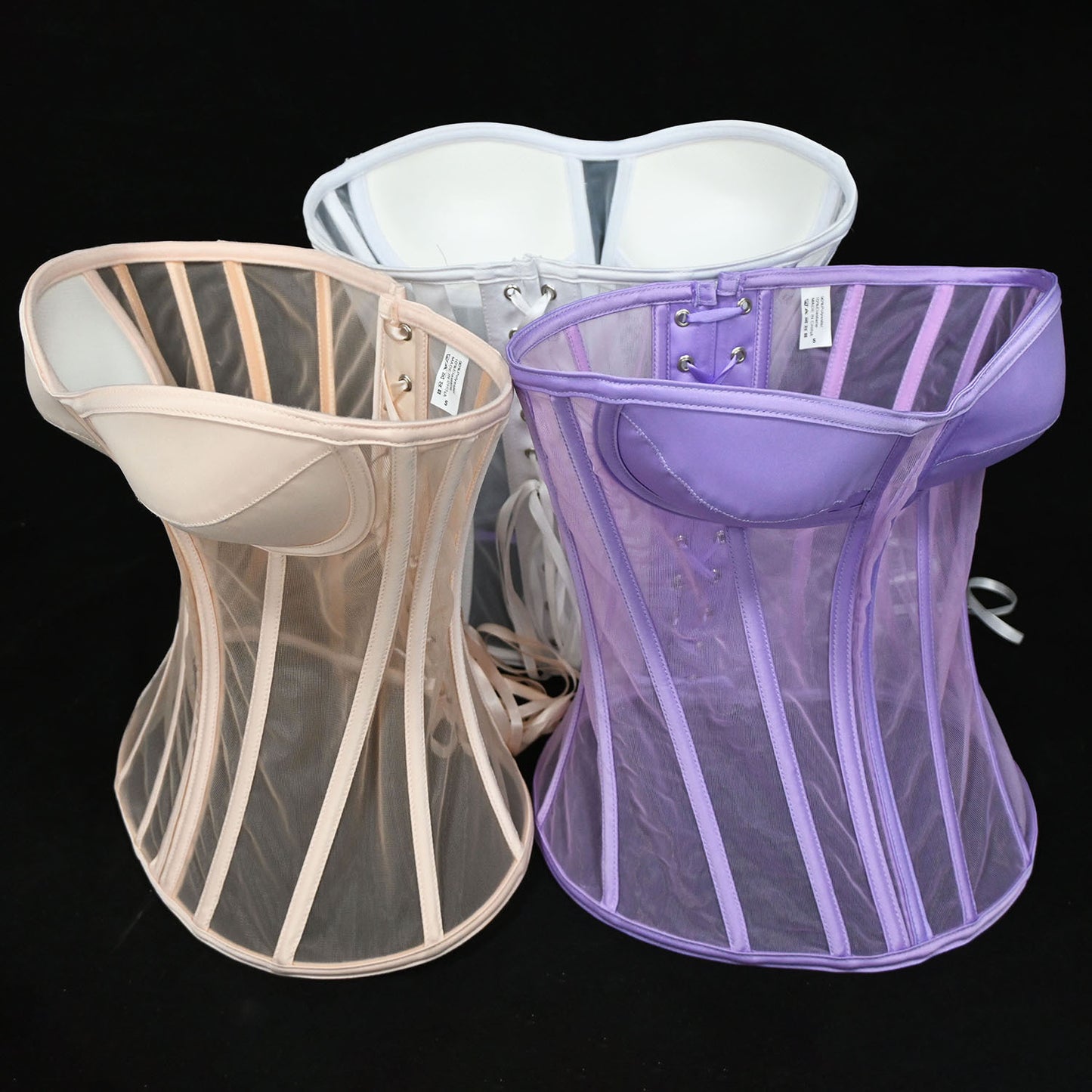 Freedombeauty | 7015 single yarn three-dimensional chest cup mesh bra wedding dress primer perspective cool bra
