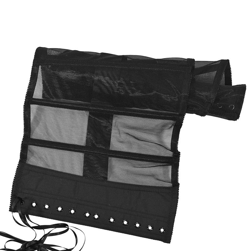 Freedombeauty | 2401 Steel Bone Medium and Long 25cm Summer Cool and Breathable Mesh Thin Fish Bone Girdle Breathable Waist Seal