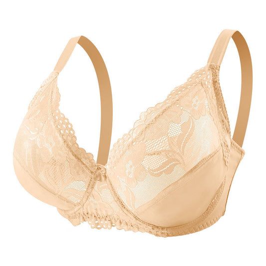 Freedombeauty | Wholesale European and American style foreign trade fashion U-shaped large size bra sexy lace bra large size women's bra underwear women