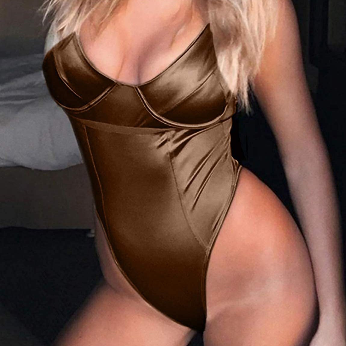 freedombeauty｜Independent Station Wholesale Women's Spring and Summer Sleeveless One-piece Suspender Vest Women's Outer Wear