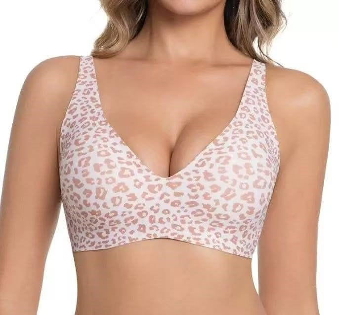 FREEDOMBEAUTY | European and American cross-border popular new underwear, gather seamless bras for daily natural wear, soft support jelly brush glue