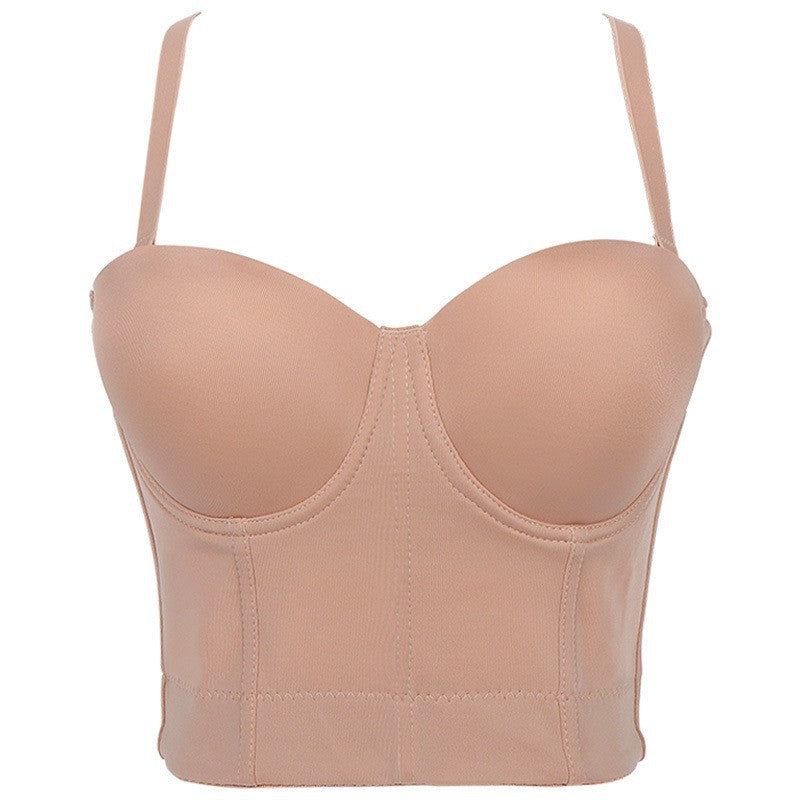 freedombeauty｜Hot Sale Small Suspender Tube Top Removable Shoulder Strap Shaping Bra DB081