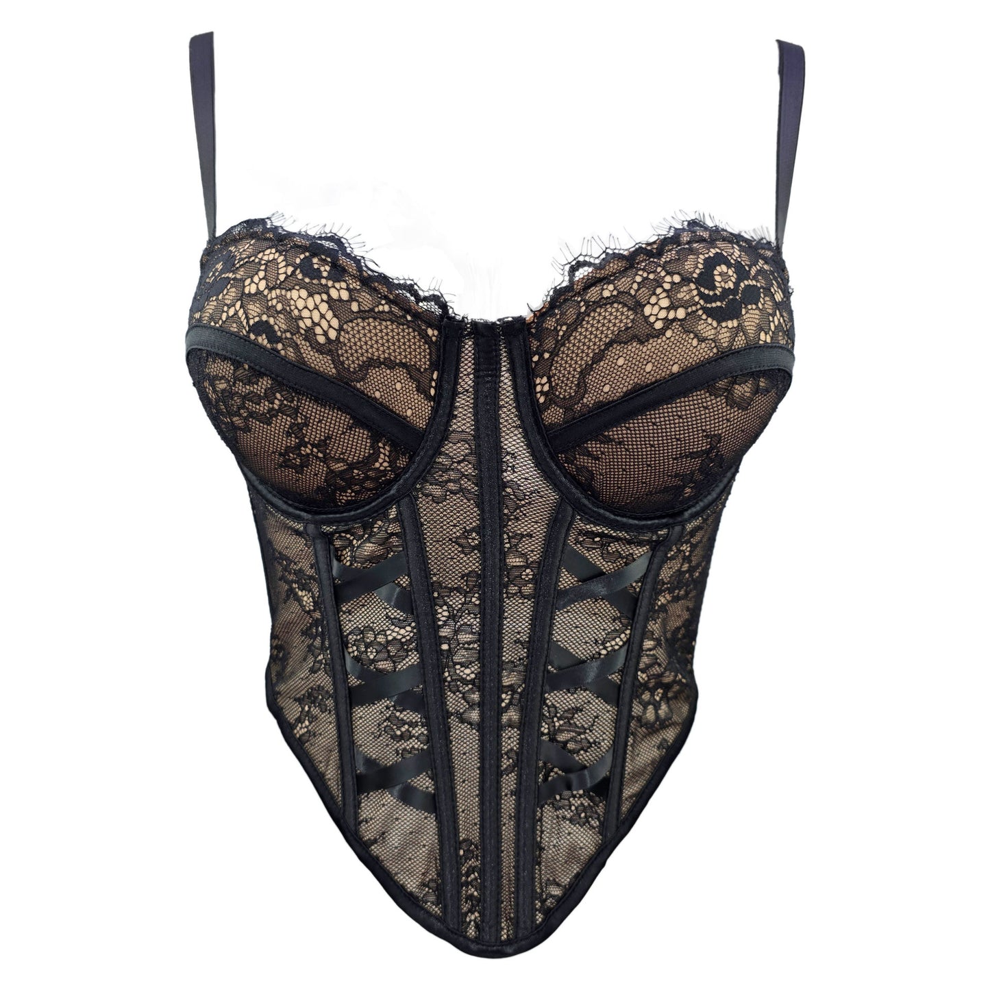 FREEDOMBEAUTY | 2025 new high-end sexy babes slim and thin lace suspender vest women's outer wear underwear tube top trend