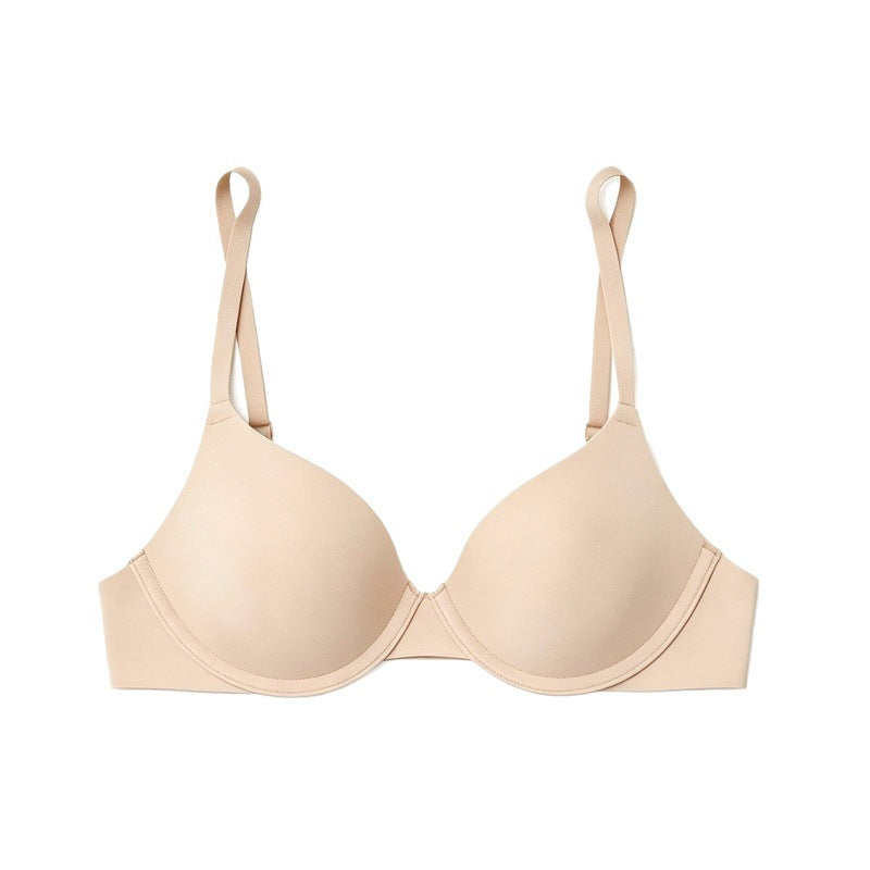 FREEDOMBEAUTY | Traceless underwear women's PUSH-UP big chest soft steel ring upper support disc chest gathering bra cover