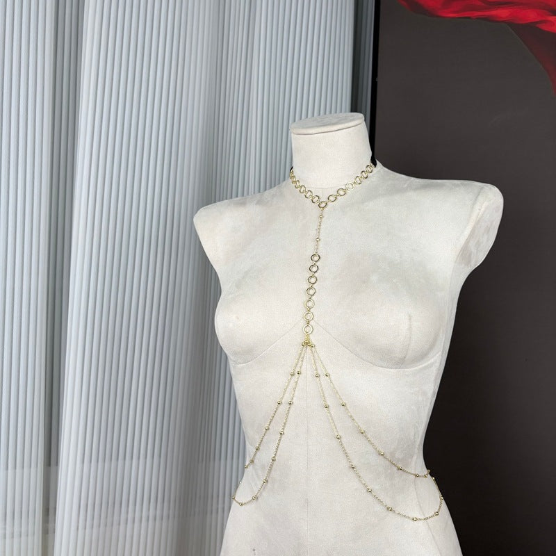 FREEDOMBEAUTY | FQ287234 Embroidery Underwear Set Series Mesh Perspective Sex Underwear Waist Women's Nightdress Cross-border Black