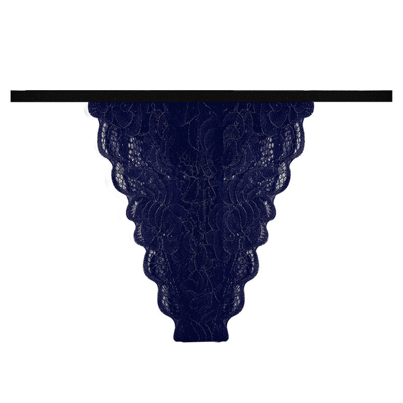 FREEDOMBEAUTY | 2025 New European and American sexy one-piece bikini classic thong T-pants women, lace thong daily wear