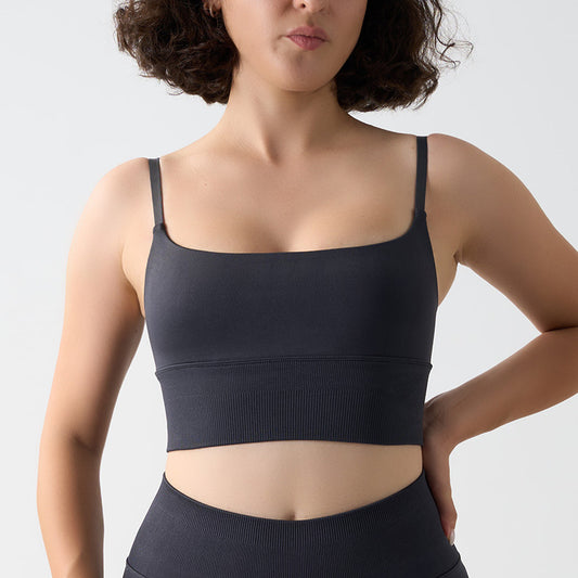 FreedomBeauty | Seamless Bra Fitness Running Shockproof Suspender Vest Yoga Seamless Sports Bra