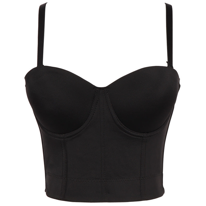 freedombeauty｜Hot Sale Small Suspender Tube Top Removable Shoulder Strap Shaping Bra DB081