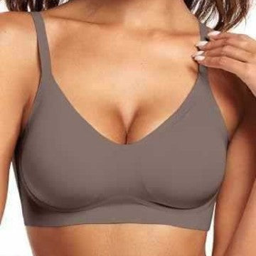 FREEDOMBEAUTY | Vertvie Women's Seamless Bra Wireless Comfort, Folds Up Like Butter, Soft for All Girls