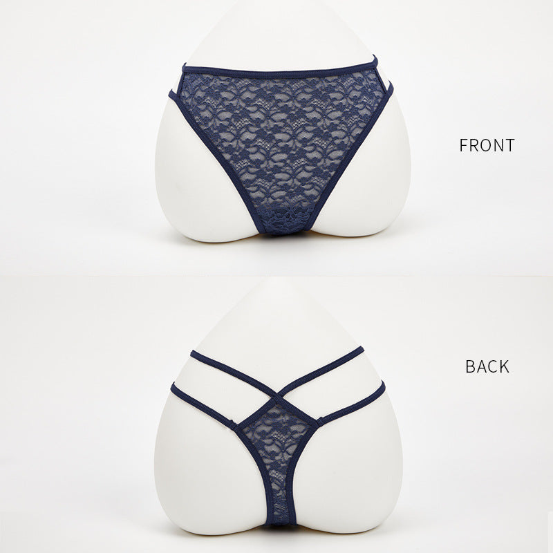 FREEDOMBEAUTY | Foreign trade sexy lace underwear women, temptation seamless fitness thong explosion low waist thin belt T pants new wholesale