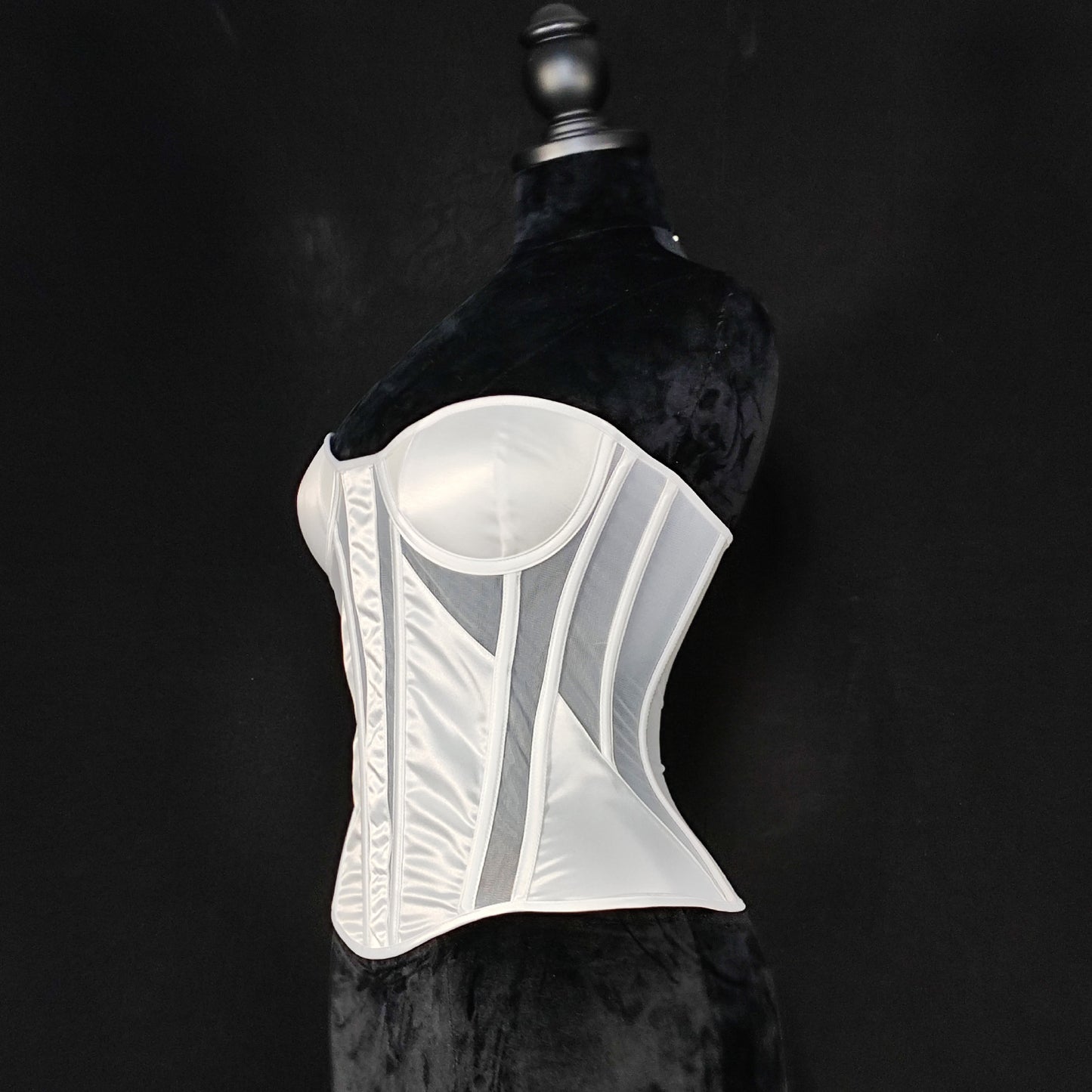 Freedombeauty | 759 breast cup mesh bra wedding dress base perspective cool