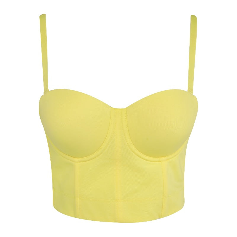 freedombeauty｜Hot Sale Small Suspender Tube Top Removable Shoulder Strap Shaping Bra DB081