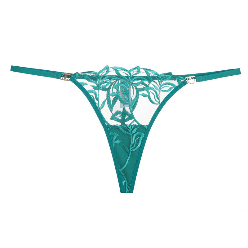FREEDOMBEAUTY | Cross-border classic embroidered bras and underwear two sets women's underwear fishbone foreign trade special for Bra ultra-thin bras