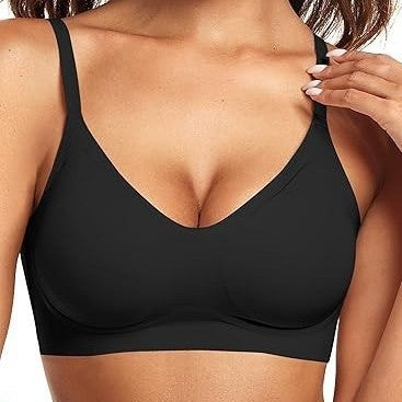 FREEDOMBEAUTY | Vertvie Women's Seamless Bra Wireless Comfort, Folds Up Like Butter, Soft for All Girls