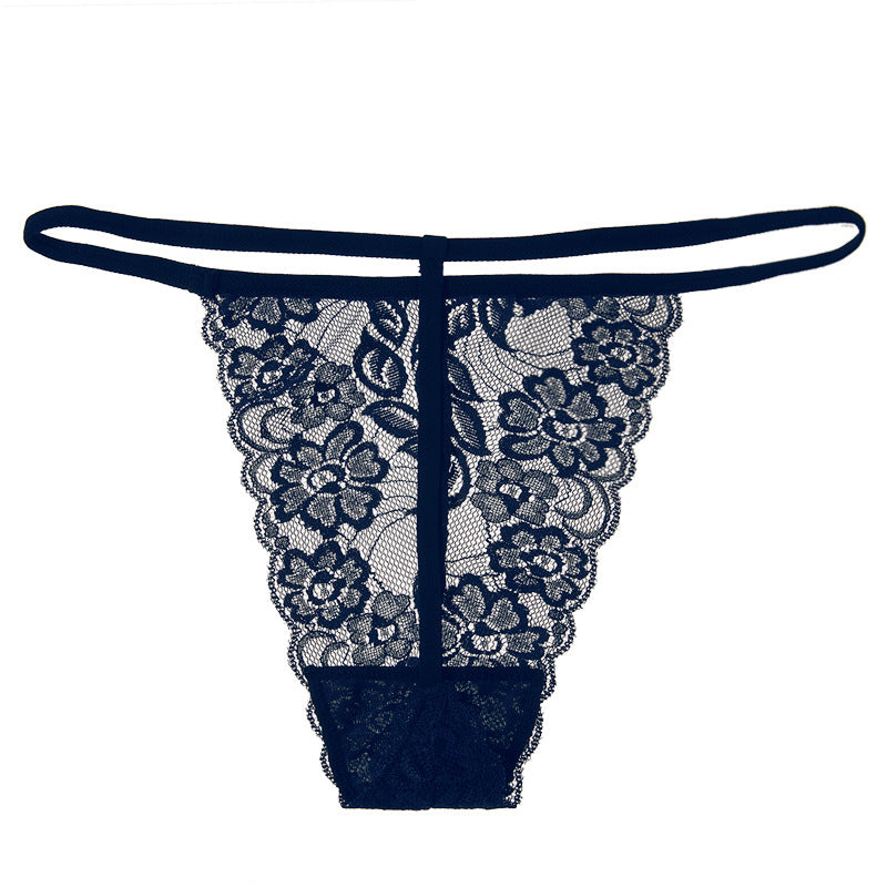 FREEDOMBEAUTY | 2025 New European and American sexy one-piece bikini classic thong T-pants women, lace thong daily wear