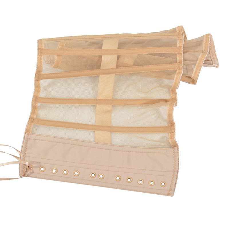 Freedombeauty | 2401 Steel Bone Medium and Long 25cm Summer Cool and Breathable Mesh Thin Fish Bone Girdle Breathable Waist Seal