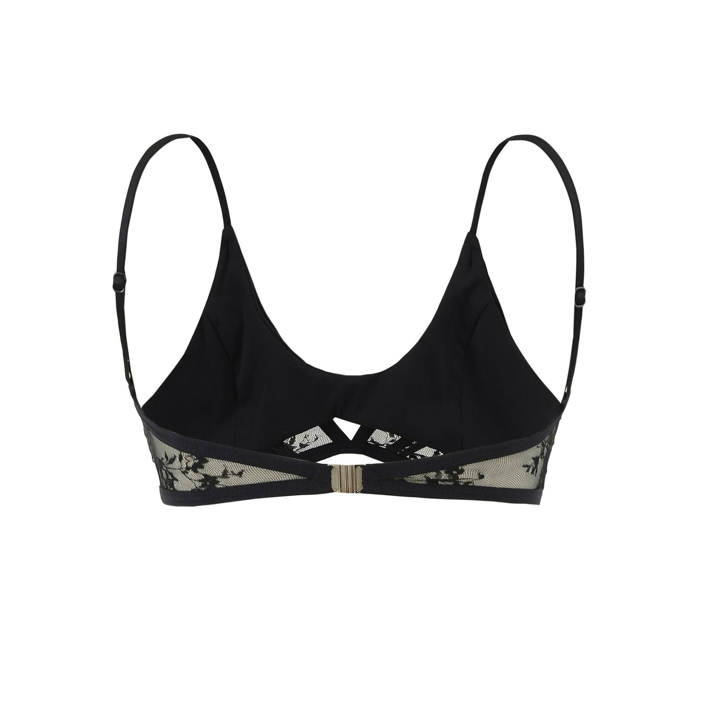 FREEDOMBEAUTY | Micro-transparent lace triangle cup underwear women's summer models with pure desire thin sexy versatile bikini bra suspenders