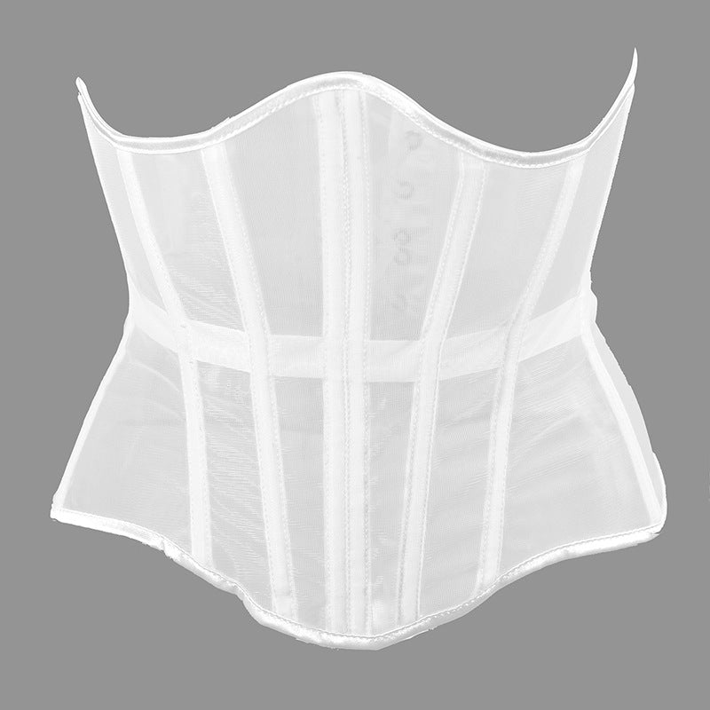 Freedombeauty | 21153-16 Bone Medium and Long 27cm Summer Mesh Thin Fish Bone Bundle Waist Breathable Waist Seal