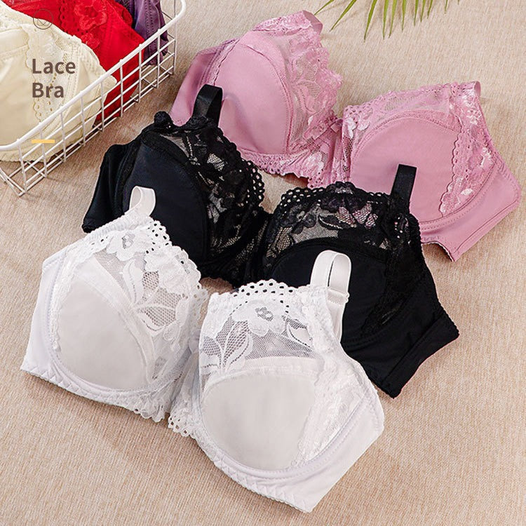 Freedombeauty | Wholesale European and American style foreign trade fashion U-shaped large size bra sexy lace bra large size women's bra underwear women