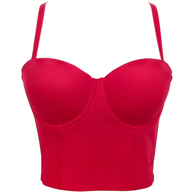 freedombeauty｜Hot Sale Small Suspender Tube Top Removable Shoulder Strap Shaping Bra DB081