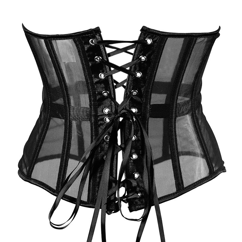 Freedombeauty | 21153-16 Bone Medium and Long 27cm Summer Mesh Thin Fish Bone Bundle Waist Breathable Waist Seal