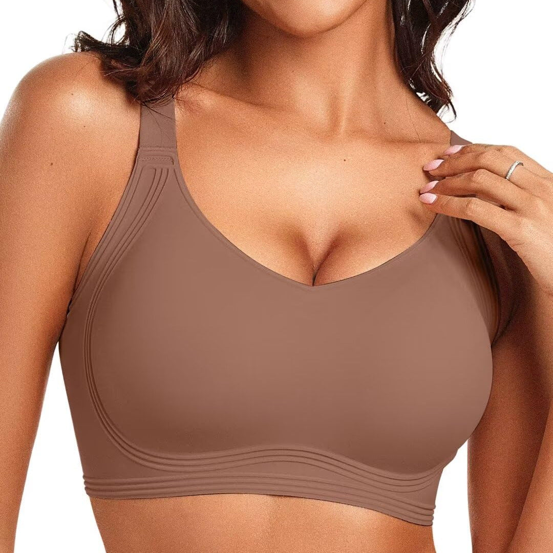 FREEDOMBEAUTY |OEAK Womens Seamless Push Up Bras No Underwire Full Coverage