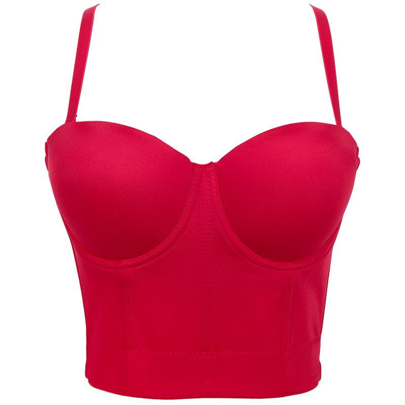 freedombeauty｜Hot Sale Small Suspender Tube Top Removable Shoulder Strap Shaping Bra DB081