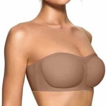 FREEDOMBEAUTY |OEAK Womens Strapless Bras Push Up Bandeau Bra Non Slip Wire