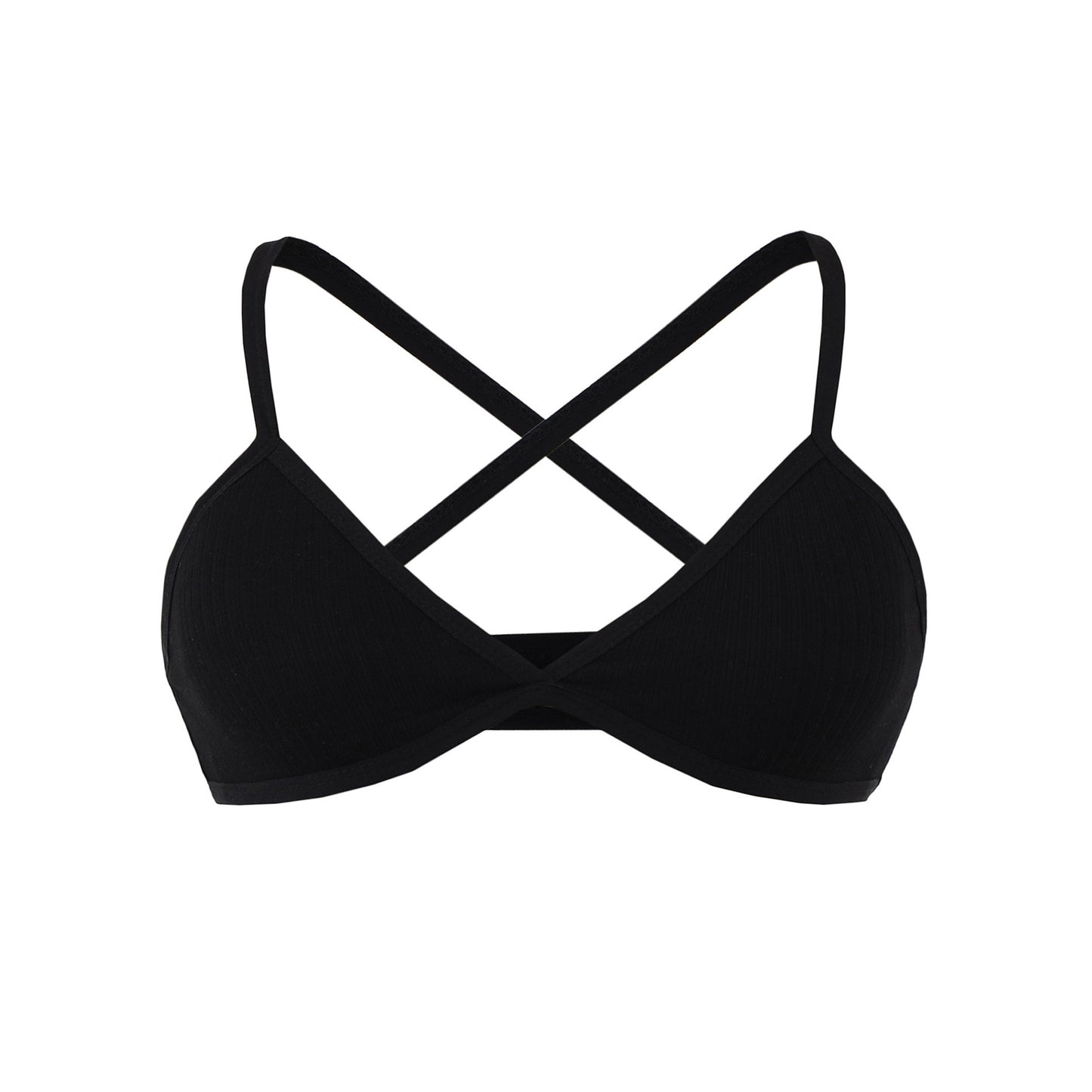 FREEDOMBEAUTY | Bust Pad Removable Triangle Cup Bra 2025 Sexy Comfortable French Bra Small Suspender Summer