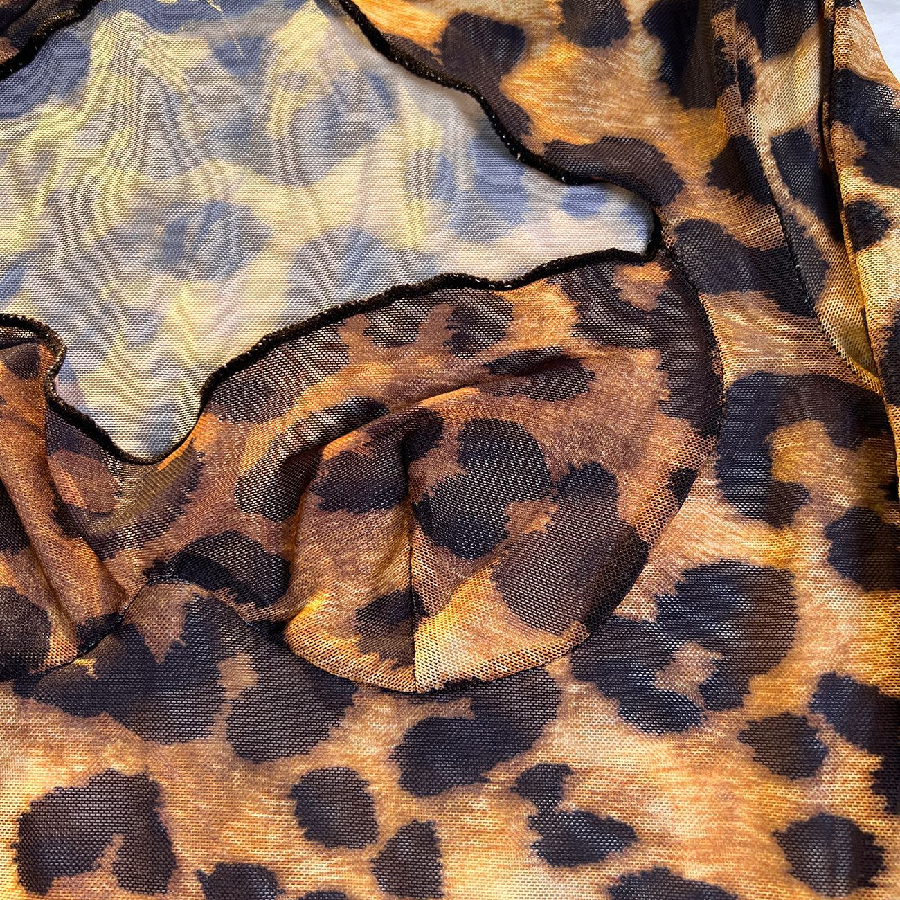 freedombeauty｜Fun leopard print bodysuit outerwear onesie with gloves onesie