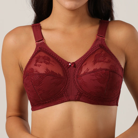Freedombeauty | Ultra-Thin Full Cup Bra Classic Best-Selling Sponge-Free Sexy Lace Transparent European and American Underwear