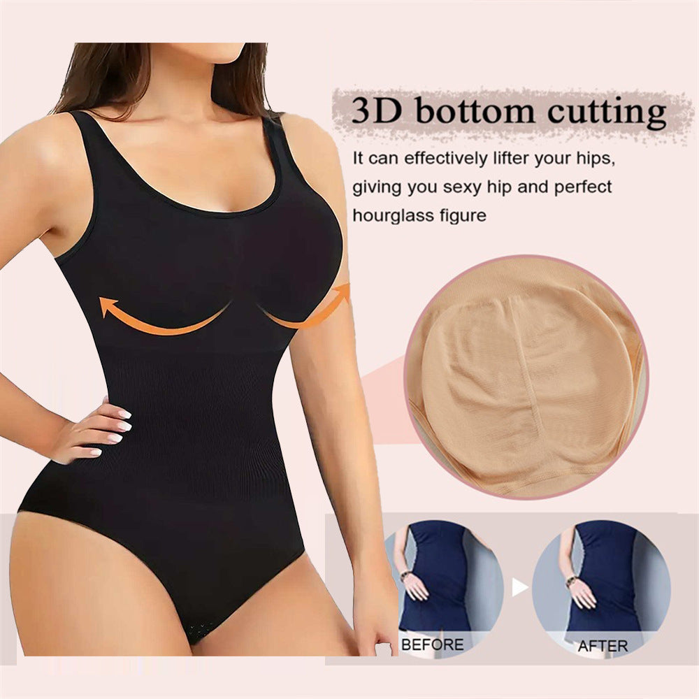 freedombeauty｜European and American Plus Size Waist Cincher Butt Lifter Shapewear skims Shapewear Adjustable One-Piece Women's Shapewear Underwear