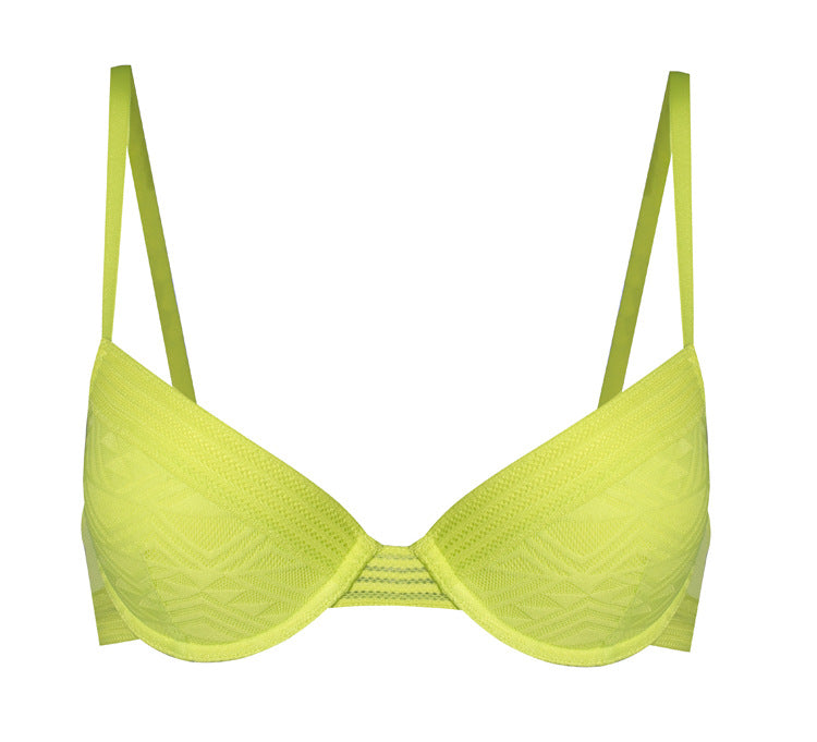 Freedombeauty | 2020 New Xiaoqing Xinwen Bra Lace Ribbon Steel Ring Anti-Sagging Thin BCD Cup Underwear Women's Sexy Bra