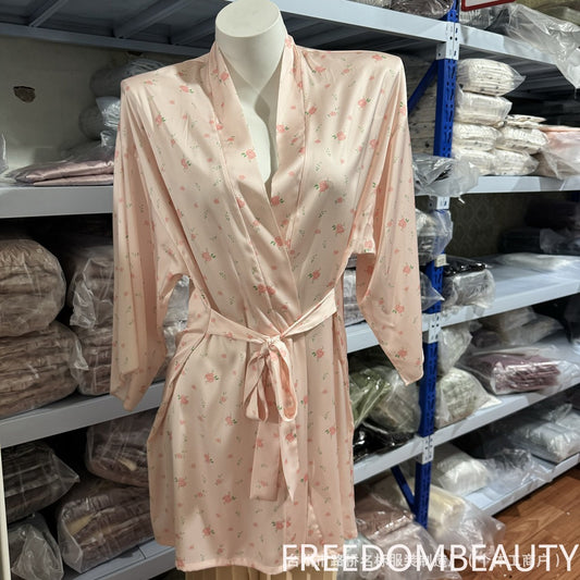 FREEDOMBEAUTY | 7105 new pajamas women's Korean gentle small floral simple and comfortable nightgown casual loungewear