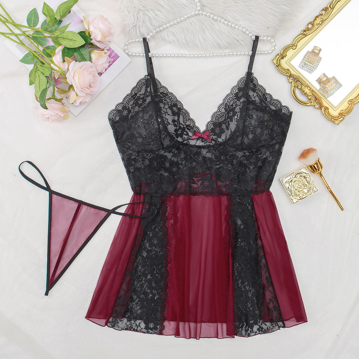 Freedombeauty | European and American plus Size High-End Quality Sexy Sexy Skirts Hot Slip Dress Set plus Size
