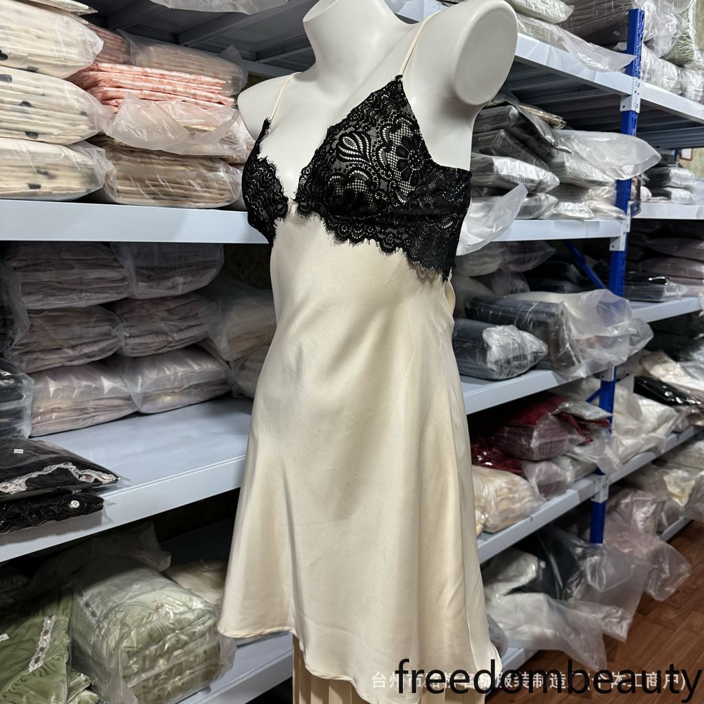 Freedombeauty | 70950 New dress suspender backless source wholesale sex pajamas nightgown, including removable chest pad