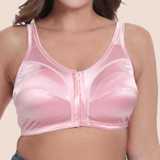Freedombeauty | European and American Full Cup Front Buckle plus Size Bra without Steel Ring Plump Girls 250.00kg Wearable Underwear EFG