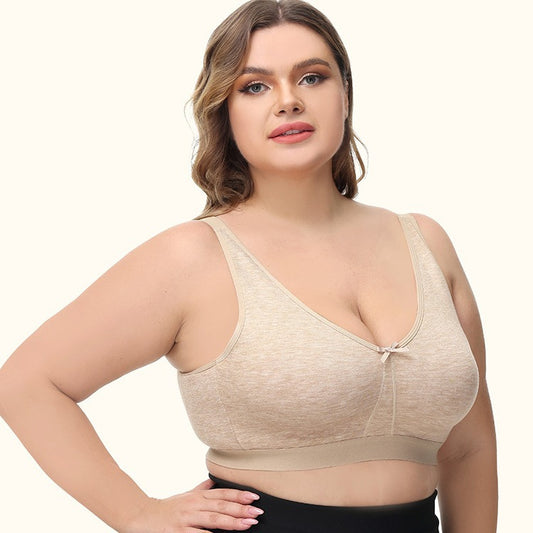 Freedombeauty | Direct Supply Stable Wireless Traceless plus Size Bra Full Cup 100.00kg Plump Girls Underwear