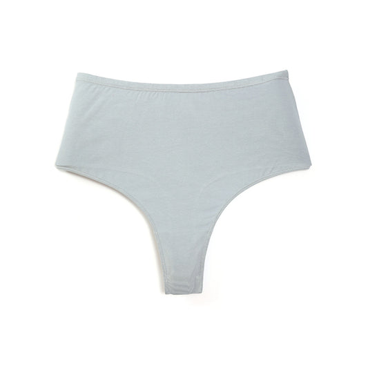 Freedombeauty | Women's Cotton Underwear plus Size High Waist Invisible G-string Breathable High Elastic High Slit Non-Khaki Crotch Briefs in Stock