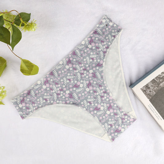 Freedombeauty | plus Size Cotton Women's Underwear Low Waist Briefs Sexy and Invisible T-Back Cotton Knitted Support in Stock