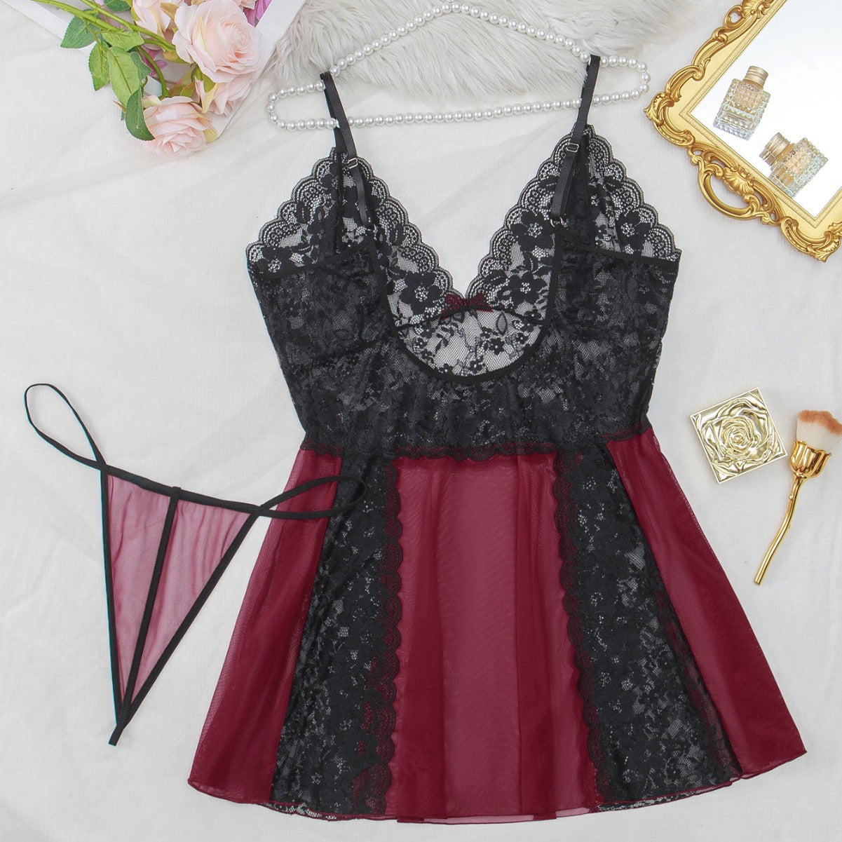 Freedombeauty | European and American plus Size High-End Quality Sexy Sexy Skirts Hot Slip Dress Set plus Size