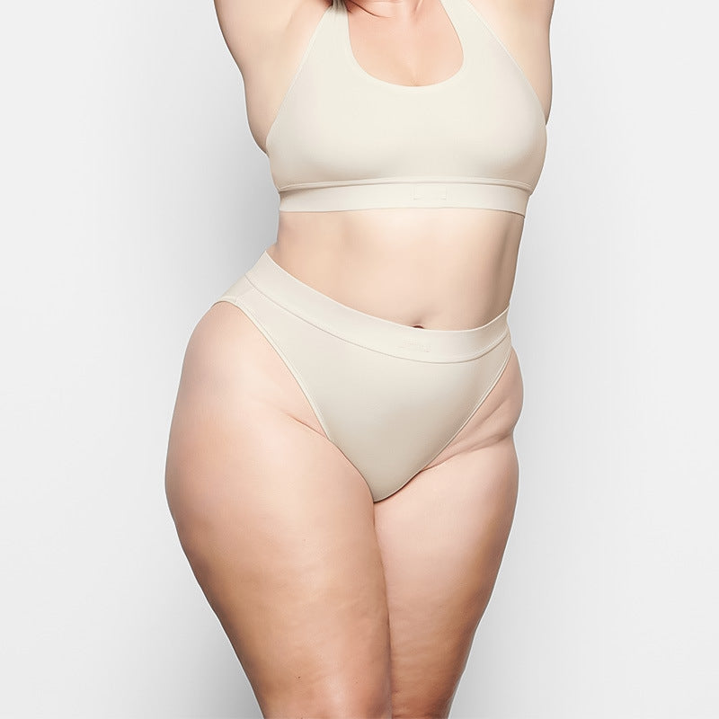 Freedombeauty | Cotton Large Size Ladies' Underwear Wide Waist Head Comfortable Not Tight Waist Briefs Live Hot Sale