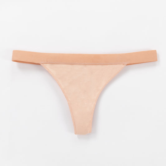 Freedombeauty | Dys106 Women's T-Back Thong Low Waist Panties European and American Hot Pure Cotton Briefs Comfortable and Sexy