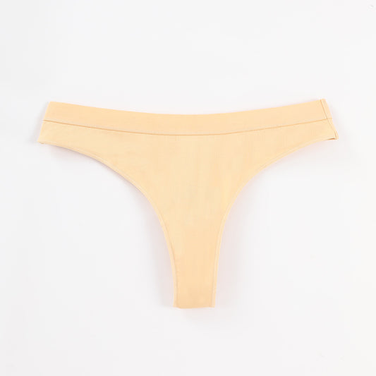 Freedombeauty | Women's Cotton Underwear Low Waist Sexy T-Back Invisible Comfortable Briefs Hot Sale in Europe and America Support