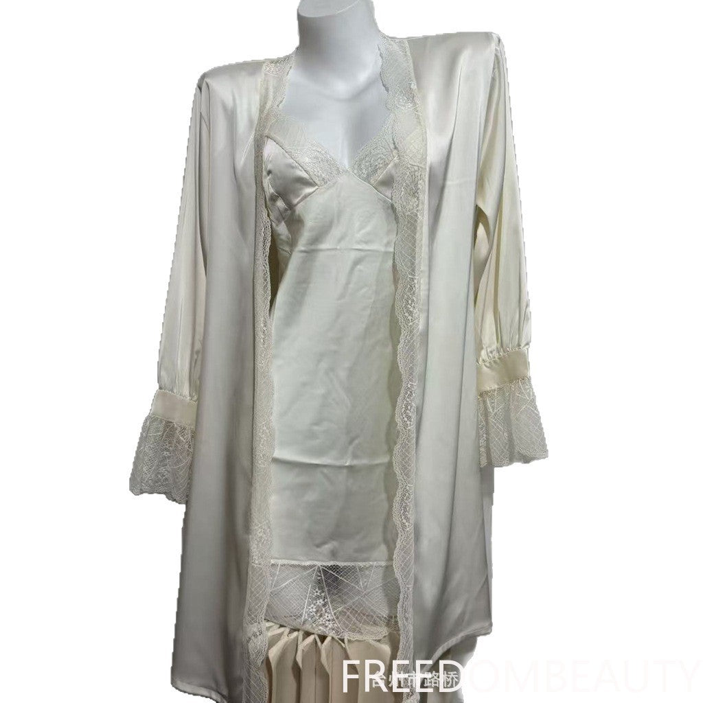 FREEDOMBEAUTY | 7119 New sexy lace sex pajamas, summer women's pure desire to seduce suspender nightgown, matching nightgown